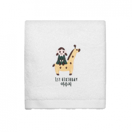 리빙코튼 소녀와 기린 캘리 170g 호텔타올 #2