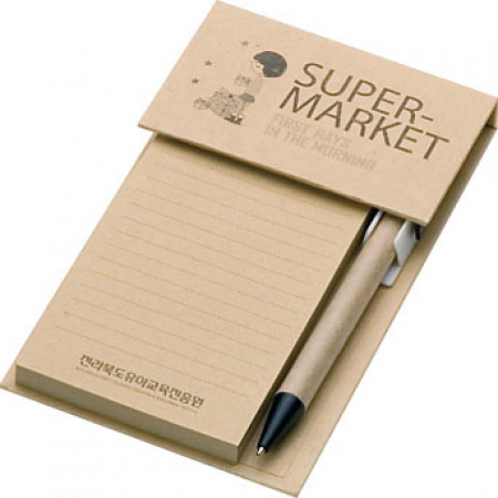 크라프트 메모패드 (대) 점착 (1도) #3