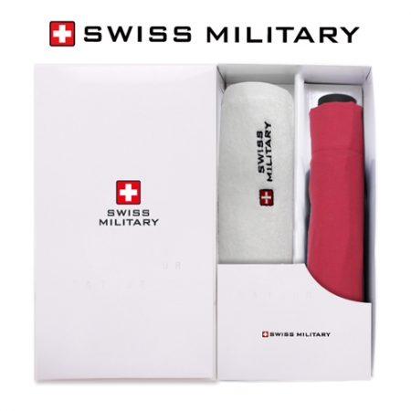 스위스밀리터리 3단 수동 솔리드 우산 + 180g 세면타올세트 #2