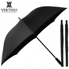 베르티노 75무걸쇠 210T 검정 수동 장우산