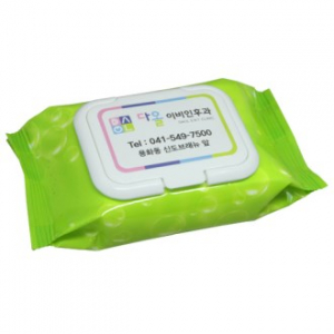 (JC) 녹색나라 물방울연두캡형 물티슈 (30 매)