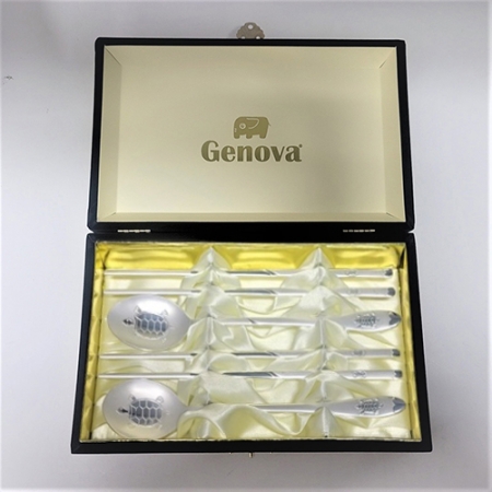 제노바 JJ201 명품 장수 거북 은수저 선물세트 #3