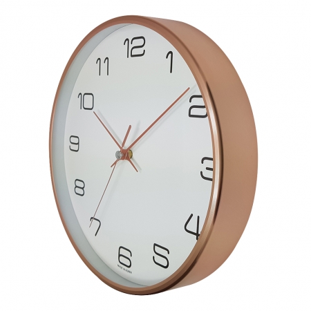 260 로즈 골드 금속 벽시계 #2