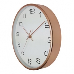 260 로즈 골드 금속 벽시계