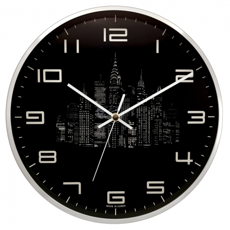 블랙 큐빅 알류미늄 벽시계 #3