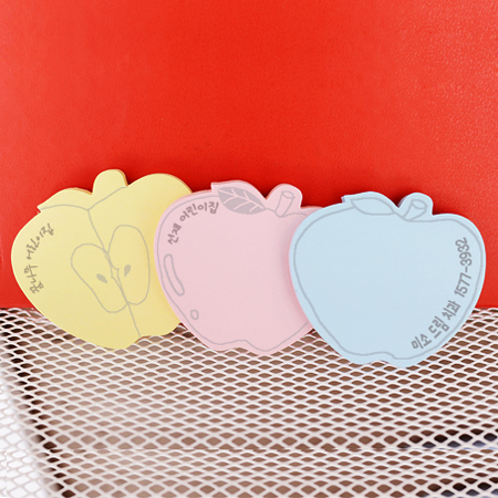 사과 메모잇 (주문제작형) #2