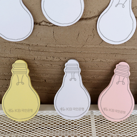 전구 아이디어 메모잇 // 주문제작형 #2