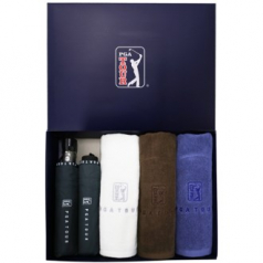 PGA 3단 완전자동 로고 우산 + 수동 로고 우산 + 150g 타올 3p소