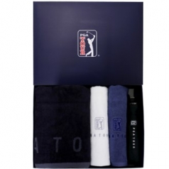 PGA 3단 수동 엠보 우산 + 죽사 바스 + 150g 타올 2P 소