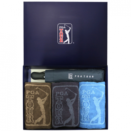 PGA 3단 70 완전자동 무지 우산 + 170g 죽사 타올 3P 소 #2