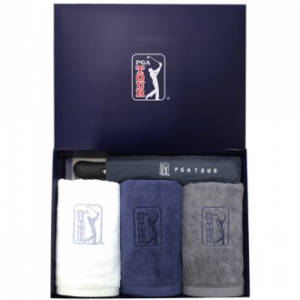 PGA 3단 70 완전자동 무지 우산 + 190g 타올 3P (소)