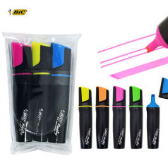 BIC 빅 마킹 하이라이터 3in1 형광펜 3P 세트