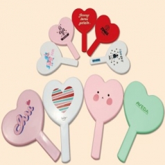 ST-393 러블리 하트 손잡이 거울