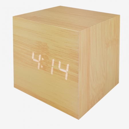 알파 대나무 LED 탁상시계 #4