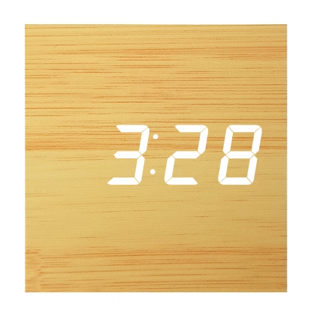 알파 대나무 LED 탁상시계 #6
