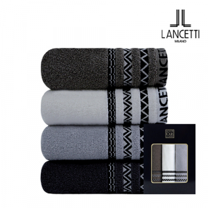 란체티 블랙 에디션 세면 타올 150g 3매