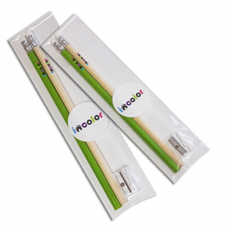 인컬러문구세트 OPP 25 연필 깎이 #3