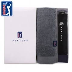 PGA 3단 수동 엠보선염 바이어스 우산 + 260g 코마사 타올세트