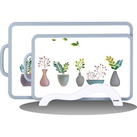 디자인 항균 도마 중형1 +대형 2P 세트 #3