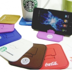 컵받침 휴대폰 거치대 사각형