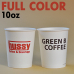 작은이미지: 테이크 아웃용 10온스 종이컵 (4도 풀칼라 인쇄) #3