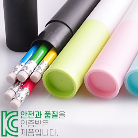 무지개 연필 5P 바닐라 원통 세트 #2