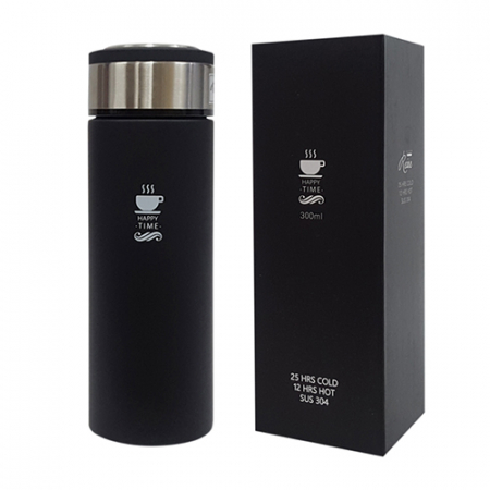 해피타임 녹차망 보온 보냉 슬림 텀블러 300ml #2