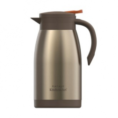 키친아트 골드 메탈 보온 보냉포트 1000ml