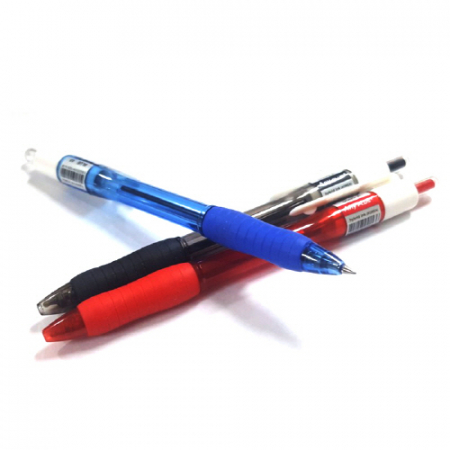 동아 애니플러스 볼펜 0.5mm 흑, 청, 적 (국산) #3