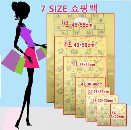 쇼핑백 비닐 쇼핑백 HD 쇼핑백 팬시쇼핑백 1호 #3