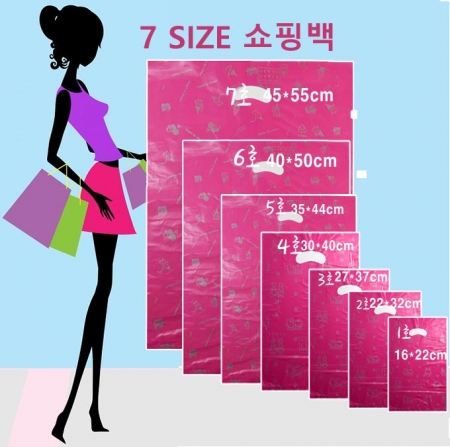 쇼핑백 비닐 쇼핑백 HD 쇼핑백 팬시쇼핑백 1호 #2