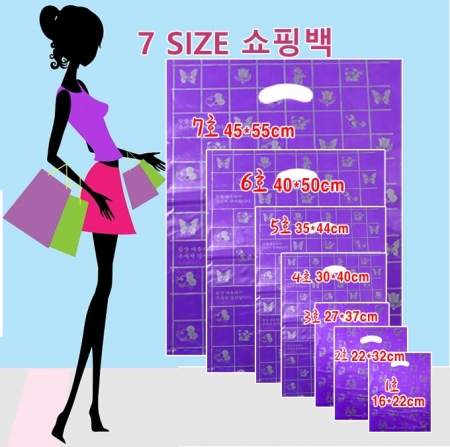 쇼핑백 비닐 쇼핑백 HD 쇼핑백 팬시쇼핑백 2호 #2