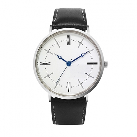 슬림베젤가죽 밴드손목시계 #3