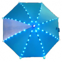 안전을 위한 엘이디 LED 우산