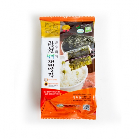 솔뫼 광천김세트 웰빙 재래맛 식탁김 15봉 #3