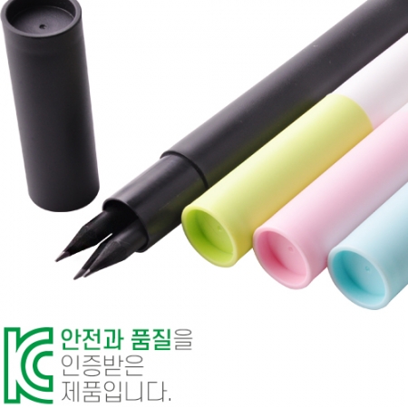 흑목 원형 미두 연필 3P 바닐라 원통 세트 #2