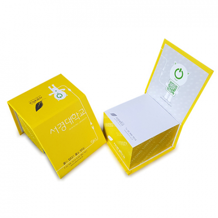 양장 점착메모지 측면인쇄 81X80 #3