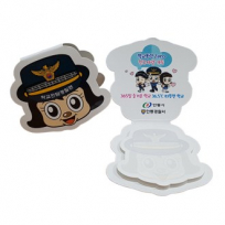 모양형 칼라 메모지 포순이