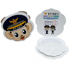 모양형 칼라 메모지 포돌이