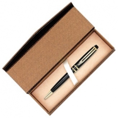 로젠 블랙 금장 볼펜 (골드 케이스)