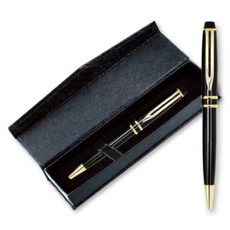 로젠 블랙 금장 볼펜 (자석 케이스) #3