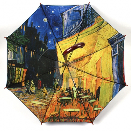 명화 우산 60 까페 테라스 (바깥쪽 그림) [국내 제작] #2