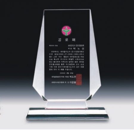 크리스탈 상패 342 #4