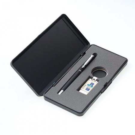 고급 긴사각 메탈 열쇠고리 볼펜세트 MS2011 #3