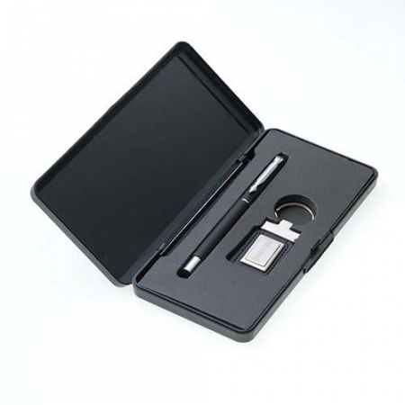 가죽 고급 메탈 사각 볼펜세트 MS2021 #2