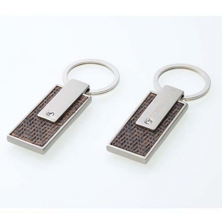 메탈 큐빅 엠보 양면 열쇠고리 #3