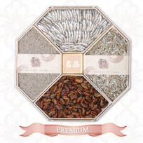 명품 팔각 한지누리함 1호 멸치 선물세트