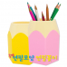 작은이미지: 연필 모양 연필 꽂이 / 아기자기 펜꽂이 / 몽땅 연필 모양 연필 꽂이 #2