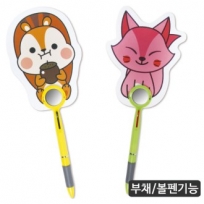 2색 캐릭터 PR펜 대 거울형