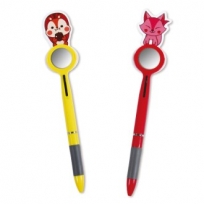 2색 캐릭터 PR펜 소 거울형